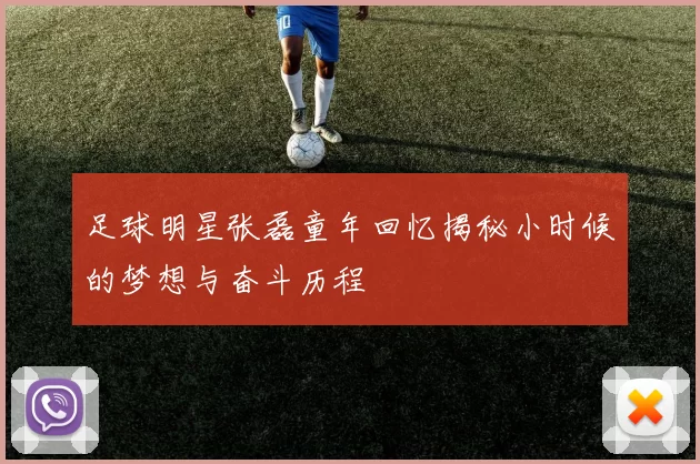 足球明星张磊童年回忆揭秘小时候的梦想与奋斗历程