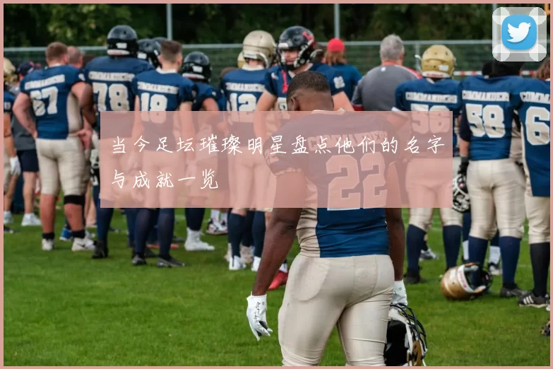 当今足坛璀璨明星盘点他们的名字与成就一览